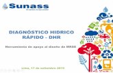 DIAGNÓSTICO HIDRICO RÁPIDO -DHR - sunass.gob.pe · Proyecto Especial Alto Mayo (PEAM) Beneficia a los servicios ecosistémicos de calidad ... Cachi ++ +++ + Cumbaza ++ +++ + Por
