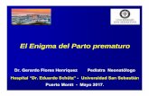 El Enigma del Parto prematuro - Neo Puerto Montt · Objetivos de la Presentación ... 2014 7.90 8.26 13.31 2015 12.10 ... • Gestación múltiple -Polihidramnios • Longitud ...