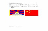 Síntesis del Conflicto entre la República Popular …legislacion.asamblea.gob.ni/Internacionales.nsf/xsp/.ibmmodres... · La mayor parte de los habitantes del Tíbet ... al conflicto