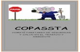 COPASSTA - Colegio Jose Marti · para el funcionamiento del comité. EL COPASST debe ... de los que conforman el Comité Paritario de Salud Ocupacional. ... Elaborar su propio plan