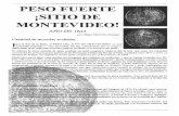 Peso Fuerte ¡Sitio de Montevideo! - monedasuruguay.com · ... el PESO DEL SITIO DE MONTEVIDEO, una ... las Provincias Unidas del Rio de la Plata, acuñados entre 1813 y 1815 ...