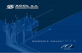 MEMORIA ANUAL2014 Nómina de Accionistas Directorio de la ACCL S. A. Ejecutivos de la ACCL S.A. Presentación de la Memoria Informe de actividades Comportamiento de Transacciones en