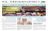 EL MISI NERO - 190.214.49.249190.214.49.249/web/el_misionero/MISIONERO_647_26_abril_2017.pdf · referirse a la problemática ambiental de la Cuenca del Daule, hace mención al “au-mento