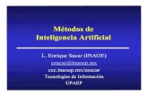 Métodos de Inteligencia Artificial - ccc.inaoep.mxesucar/Clases-MetIA/MetIA-10.pdf · Representación •Las redes bayesianas son una representación gráfica de dependencias para