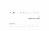Julieta & Romeo 2 - muestrateatro.commuestrateatro.com/archivos/JulietaRomeo 2.14.pdf · del vacío y el imperio de lo efímero –de Lipovetsky– a la vida . JULIETA & ROMEO 2.14
