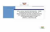 PLAN NACIONAL DE PREPARACION Y RESPUESTA … Influenza Peru.pdf · Objetivos y Componentes de Un Plan de Contingencia frente a una eventual Pandemia de Influenza. IV.- Organización.
