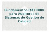 Fundamentos ISO 9000 para Auditores de Sistemas de … · La familia de normas ISO 9000. Derechos reservados –ICONTEC- 21 MP-9B-V2 Mejora continua del sistema de gestión de la