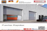 Puertas espirales y puertas seccionales Speed HS … RAPIDAS.pdf · V 3015 RW Salidas de emergencia 25 ... la instalación de soldadura por aire caliente con la que ... Resistencia