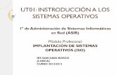 UT01: INSTRODUCCIÓN A LOS SISTEMAS OPERATIVOSdis.um.es/~lopezquesada/documentos/IES_1415/LMSGI/curso/xhtml/ht… · El objetivo de un sistema informático es de dar soporte al procesado,
