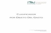 Clasificador por Objeto del Gasto - mexicali.gob.mx · las operaciones contables y presupuestarias derivadas de la ... de las operaciones de ingresos, gastos ... en el marco del Presupuesto