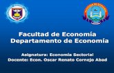Facultad de Economía Departamento de Economía · Región Tumbes, capital Tumbes ... Implica la agregación de las múltiples actividades económicas en sectores más o ... Fuentes