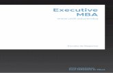Executive MBA - utdt.edu · son electivas, y realizar una tesis o trabajo final. El siguiente cuadro presenta las materias obligatorias y varias de las electivas disponibles, ordenadas