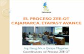 EL PROCESO ZEE-OT CAJAMARCA: ETAPAS Y …zeeot.regioncajamarca.gob.pe/sites/default/files/expo_zeesmpsecon.pdf · ZONIFICACIÓN ECOLÓGICA ECONÓMICA (ZEE) Es proceso dinámico y