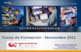 Curso de Formación - Noviembre 2011 - Ingesdata Networks | Redes de … · 4 ¿Cómo es una fibra óptica? • Utiliza pulsos de luz en lugar de señales eléctricas • Nucleo y