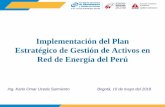 Implementación del Plan Estratégico de Gestión de … · Plan de Negocios (incluye objetivos organizacionales) Política de Gestión de Activos ... Aprobado, publicado y difundido