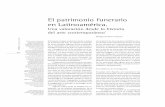 El patrimonio funerario en Latinoamérica.rgutierr/PDF1/098.pdf · de la historia del arte. Su objetivo es abordar de forma sintética algunas de las problemáti-cas y realidades