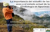 aves y el estado actual de la Ornitología en Apurímac · Estudio de Impacto Ambiental Proyecto Minero Las Bambas. Lima: Golder Associates Perú S.A.