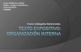 [PPT]Texto Expositivo: Organización Interna - Lengua … · Web viewTitle Texto Expositivo: Organización Interna Author Franco Last modified by Franco Created Date 3/26/2010 5:06:15