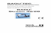 BADU STREAM instrucciones de montaje e instalación · Instrucciones de montaje y de utilización E Para Equipos de natación a contracorriente en piscinas, BADU Stream 1. Generalidades