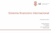 Noviembre de 2017 Emilio Ontiveros - Afi Lecciones 3 y 4 SISTEMA FINANCIERO... · 2017-11-15 · Sistema financiero internacional Escuela de Finanzas, 2017. Todos los derechos reservados.