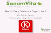 Elia Salinas García Farmacéutica y Experta en Nutrición³n... · Introducción • La dieta afecta al rendimiento. • Los hábitos alimenticios y de hidratación influyen en el