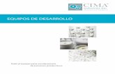 EQUIPOS DE DESARROLLO · CIMA Industries consciente de la importancia de la ... *Opción disponible para solo secador FG. ... en la charola y entre charolas. • Sistema de control