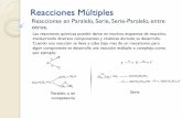 Reacciones Múltiplesgecousb.com.ve/guias/GECO/Reactores Químicos (TF-3341)/Material... · Estudio cuantitativo para reacciones en serie para reactores PFR (τ) y Batch (t) Supongamos