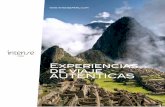 Experiencias de viaje AUTÉNTICAS - intenseperu.com · Arequipa, la ciudad más elegante del Perú, le debe parte de su belleza al volcán nevado Misti y a su centro histórico, de