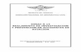 DINAC R 13 REGLAMENTO DE INVESTIGACION Y … · reglamento de investigacion y prevencion de accidentes de ... investigaciÓn de accidentes e incidentes de aviaciÓn ... formato de