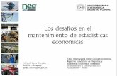 Los desafíos en el mantenimiento de estadísticas … · Email: anu@dgeec.gov.py . Contenido Las estadísticas económicas en Paraguay Antecedentes Censo Económico Nacional 2011