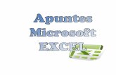 Apuntes Excel Presentación - Ser profesor hoy, ¡qué … · Para acabar decir que los archivos de Excel se llaman libros, ya que pueden contener una o muchas hojas de cálculos,