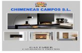 GAS FABER - Chimeneas Campos. fabricachimeneascampos.com/PDF/GAS FABER.pdf · TRIPLE M SMART CHIMENEAS CAMPOS S.L. 4 La nueva línea SMART de aparatos a gas combina gran calidad y