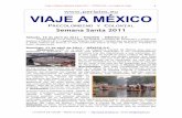 VIAJE A MEXICO Semana Santa 2011.doc - … · MØxico: los olmecas, los mayas, los zapotecas, los mixtecas, etc. AdemÆs, cuenta ... tØcnica agrícola mesoamericana que fue desarrollada