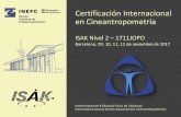 Certificación Internacional en Cineantropometría€¦ · 09:00 h Antropometria y salud: ... si no se dispone de dicho material (libro o kit ... y principal responsable de la creación