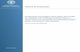 Evaluación estratégica de la labor de la FAO en relación con la tenencia de la ... · 2012-06-15 · Organización de las Naciones Unidas para la Alimentación y la Agricultura