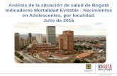 Análisis de la situación de salud de Bogotá Indicadores ... Hospital/Indicadores_Hospital_Julio... · Consolidado Grupo de Análisis de Situación de Salud NOTA: Serie de mortalidades