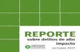 sobre delitos de alto impacto - onc.org.mxonc.org.mx/wp-content/uploads/2017/11/Rep_oct17_final.pdf · año tiene la mayor tasa de homicidio doloso en la historia reciente de México.