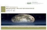 Almanaque Marino-Astronómico 2016 - MARN | …€¦ · caracteriza por playas extendidas, estuarios de ríos de gran caudal y lagunas costeras de grandes extensiones, principalmente