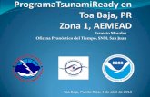 Ernesto Morales Oficina Pronóstico del Tiempo, SNM, …redsismica.uprm.edu/Spanish/tsunami/mapa/info/toa_baja/Programa... · Hay que hacer un training para Spotters/Observadores