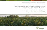 Experiencia del gremio palmero colombiano en el …web.fedepalma.org/media/Presentacion_JMD_Costa Rica... · diesel. 2006. Ecopetrol - Cenipalma. Determinación de las características