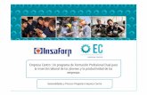 Empresa Centro: Un programa de Formación … · Informe de Preselección aprobado por el INSAFORP (Propuesta de personal técnico para la Inducción – Nivelación y Módulos Complementarios,