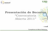 Presentación de Becarios · 2017-09-15 · ecuatorianas para realizar estudios de cuarto nivel (maestría, doctorado y posdoctorado) en universidades de excelencia mundial para fortalecer