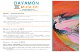 2. Calendario Marzo 2014 - municipiodebayamon.com · 10:30 a.m. – El cuadro más bello (autor: Pedro Pablo Sacristán) ... 1:30 p.m. – 3:30 p.m. – Biografía de los maestros