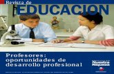 Profesores: oportunidades de desarrollo profesionalchidalgo.org/Papers/panoramadoc.pdf · 2008-12-02 · Ministerio de Educación Av. Lib. Bernardo O’Higgins 1371 Santiago Chile