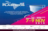 Expo GUADALAJARA MÉXICO - Expo Plásticos 2018 · Expo Plásticos continúa su posicionamiento como la exposición internacional y foro de negocios de maquinaria, ... hacer eso a