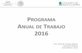 PROGRAMA ANUAL DE TRABAJO 2016transparencia.cbachilleres.edu.mx/planes-programas... · 2017-11-15 · Nombre del proyecto Líder ... Diagnóstico de las condiciones de operación