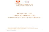 MANUAL DE PROCEDIMIENTOS - cholula.gob.mxcholula.gob.mx/.../Manual_procedimientos_Normatividad.pdf · 0 Manual de Procedimientos H. AYUNTAMIENTO DE SAN PEDRO CHOLULA MANUAL DE PROCEDIMIENTOS