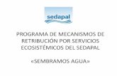 Presentación de PowerPoint - Sunass · Marco legal para promover MRSE en SEDAPAL – Ley N° 30045, Ley de Modernización de Servicios de Saneamiento (en adelante, la LMSS), actualmente