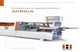 El modelo para el carpintero moderno AURIGA - …€¦ · lo esencial para un mecanizado de cantos de la mejor calidad. ... para el carpintero moderno. AURIGA. o l or AURIGA 1303