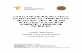 CARACTERIZACIÓN MECÁNICA DE ... - …zaguan.unizar.es/record/10318/files/TAZ-PFC-2013-166.pdf · Caracterización mecánica de materiales compuestos de polietileno de ultra alto